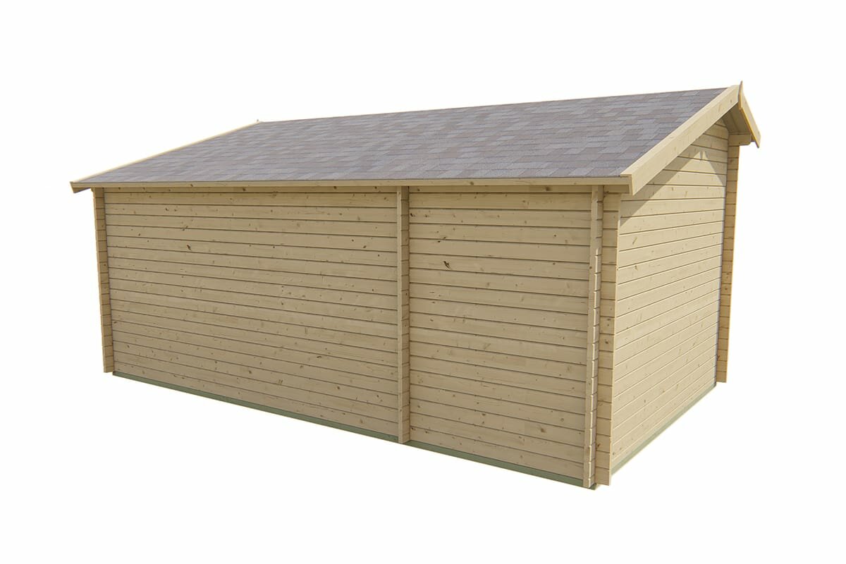 Gartenhaus Selma 578 x 350 x 279 cm mit Seitendach