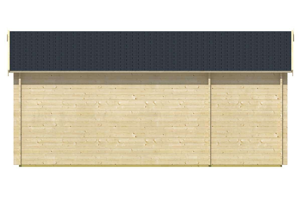 Gartenhaus Selma 578 x 350 x 279 cm mit Seitendach