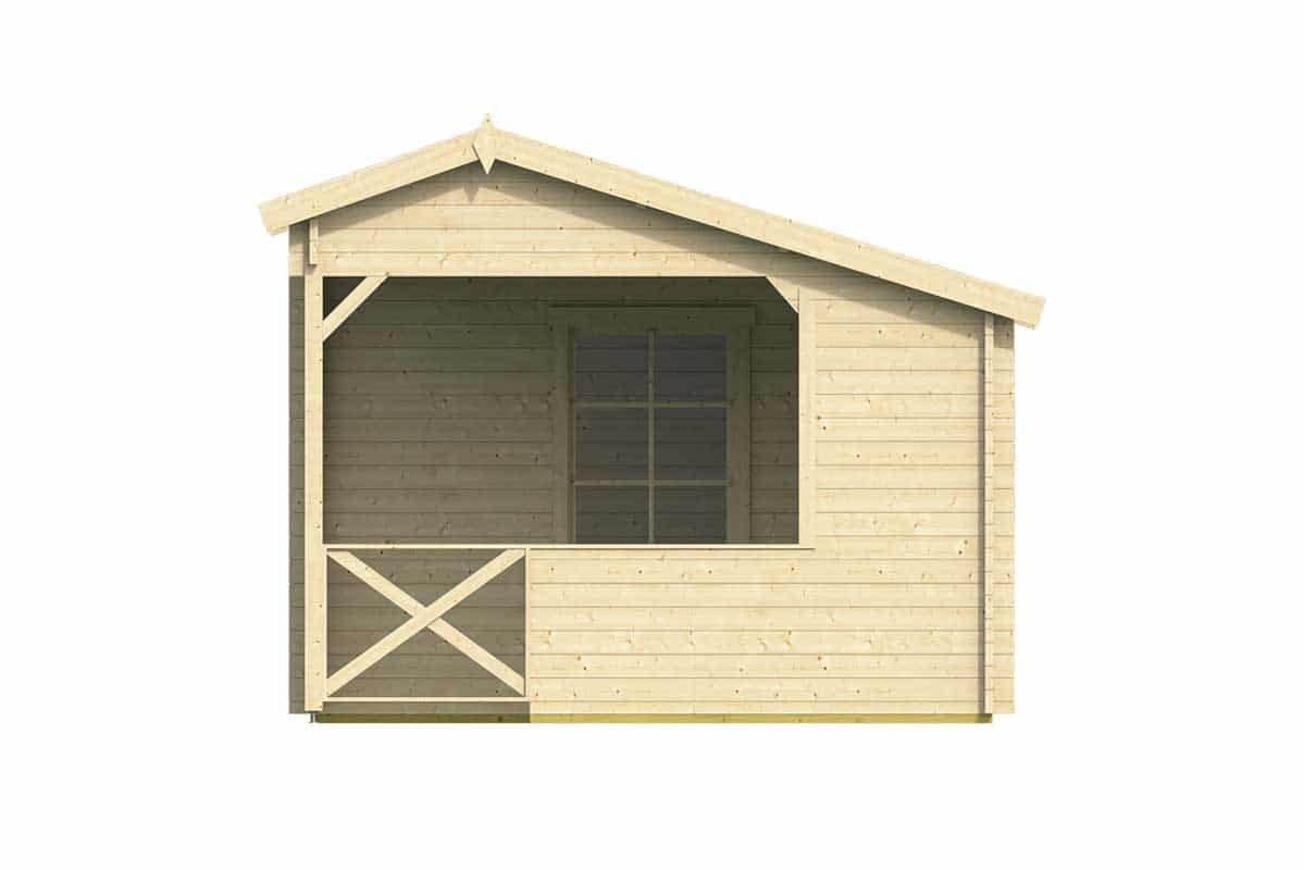 Gartenhaus Selma 578 x 350 x 279 cm mit Seitendach