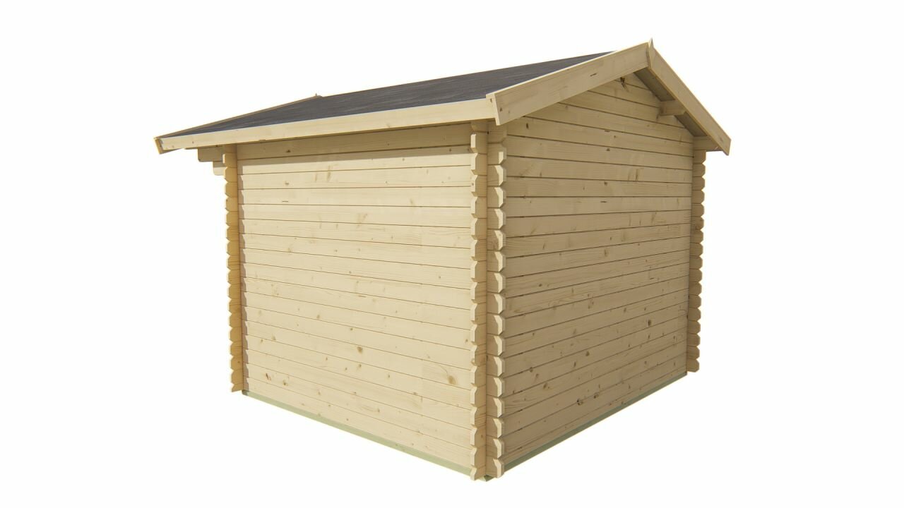 Blokhut Bjorn rechterachteraanzicht