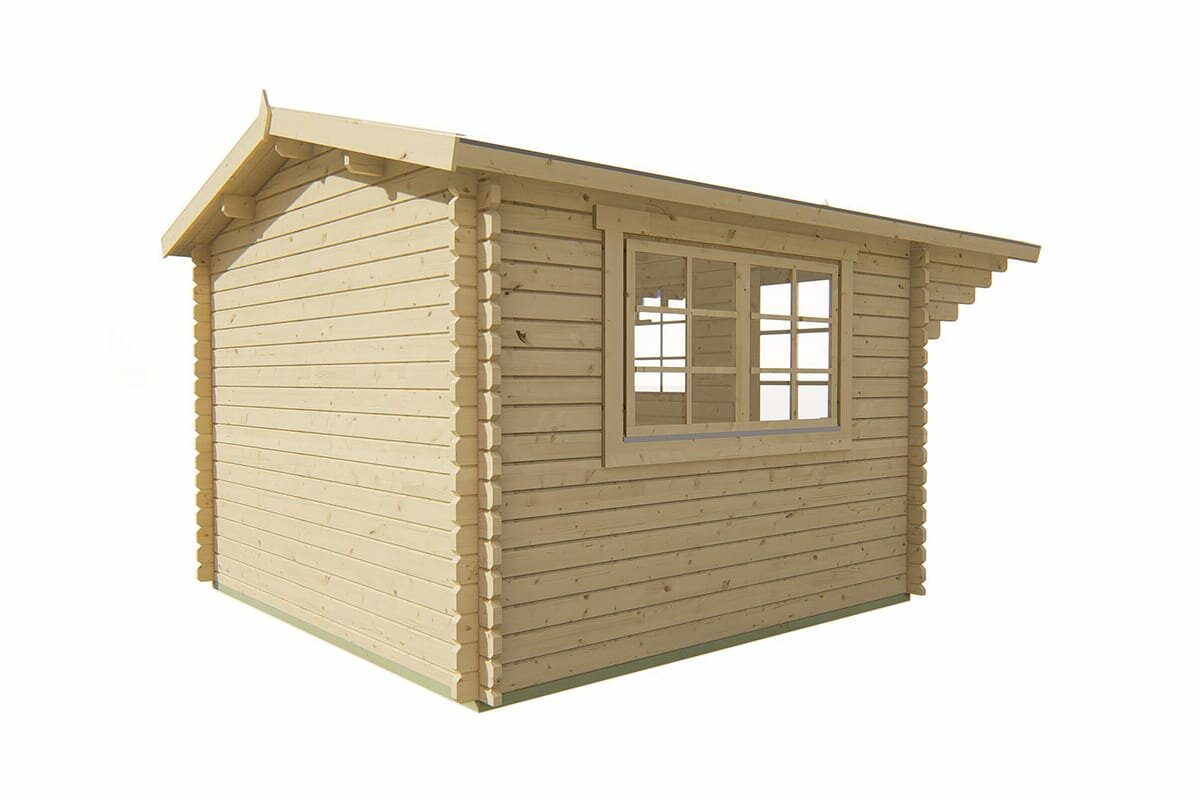 Blokhut Riho linkerzijaanzicht