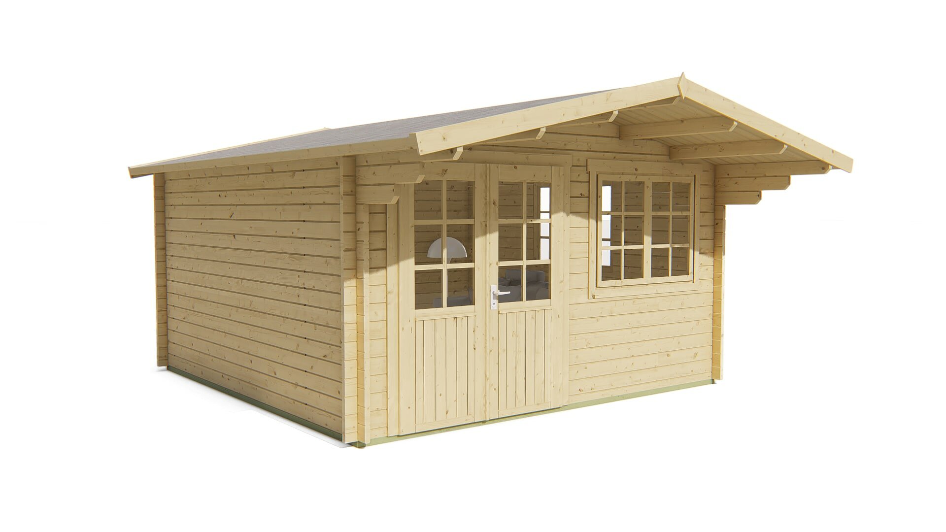 Blokhut Inge vooraanzicht