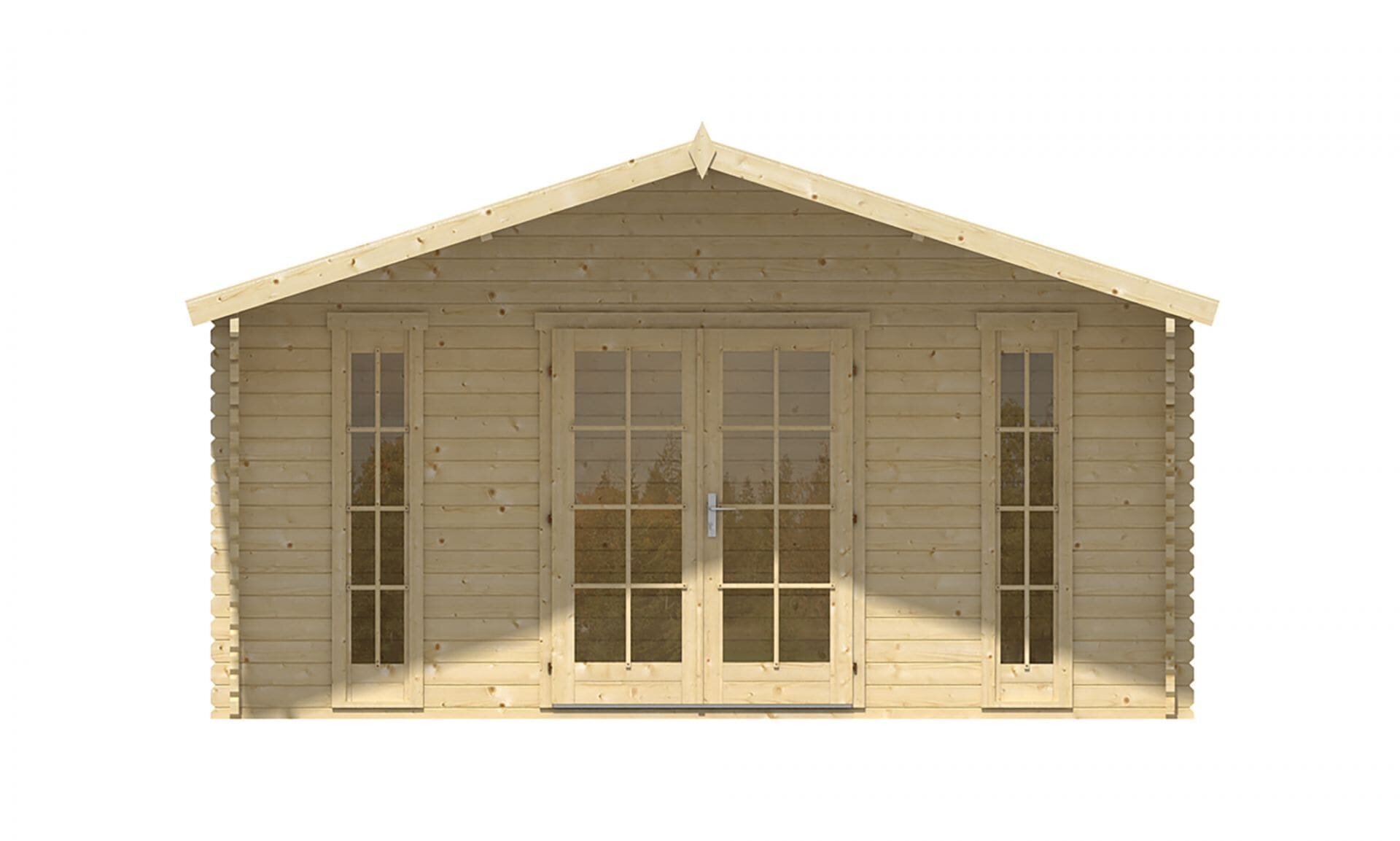 Blokhut Emiel vooraanzicht