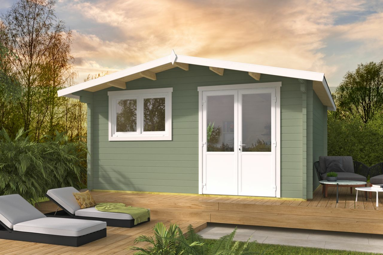 Blokhut Dingle groen