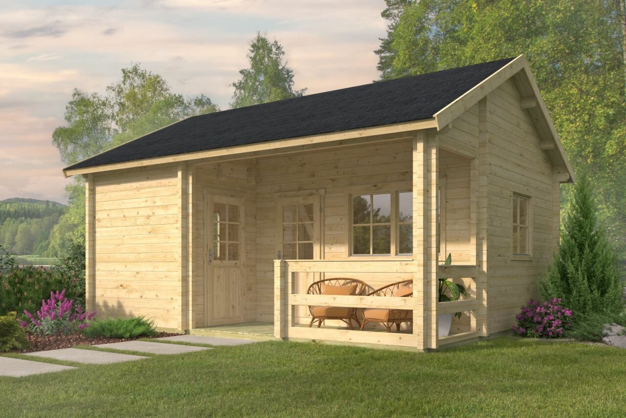 Blokhut Edelweiss blank