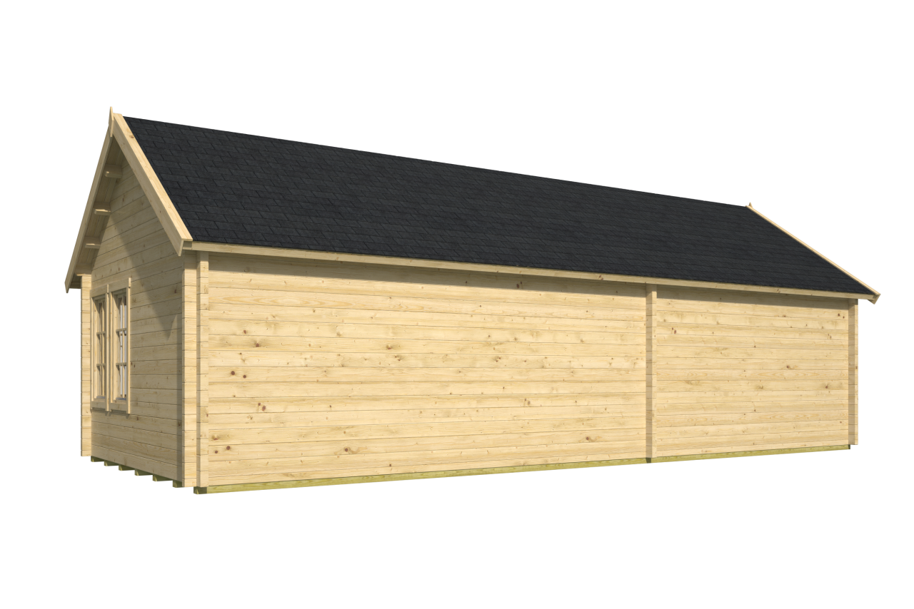 Blokhut Big Ben achteraanzicht