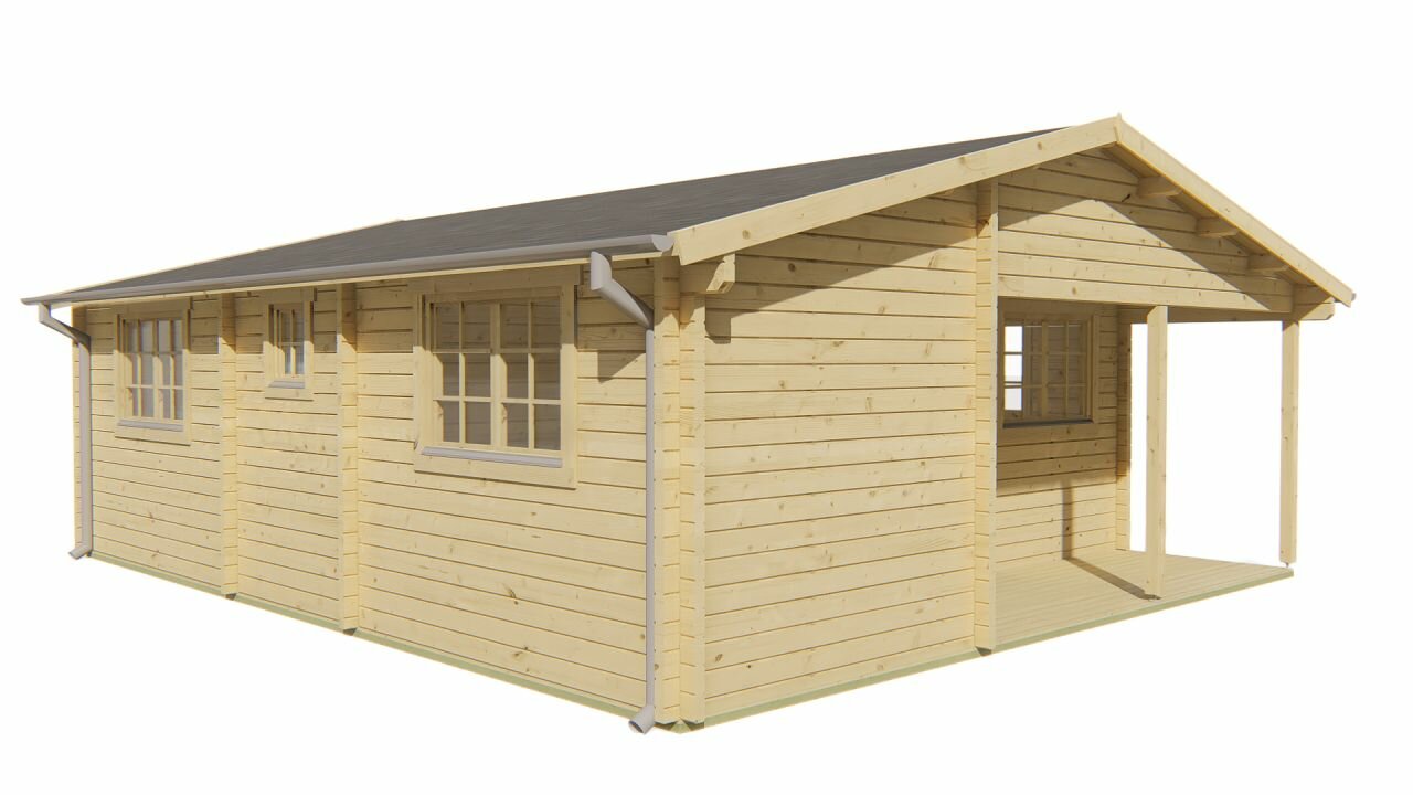 Blokhut Ardeelinkerzijaanzicht