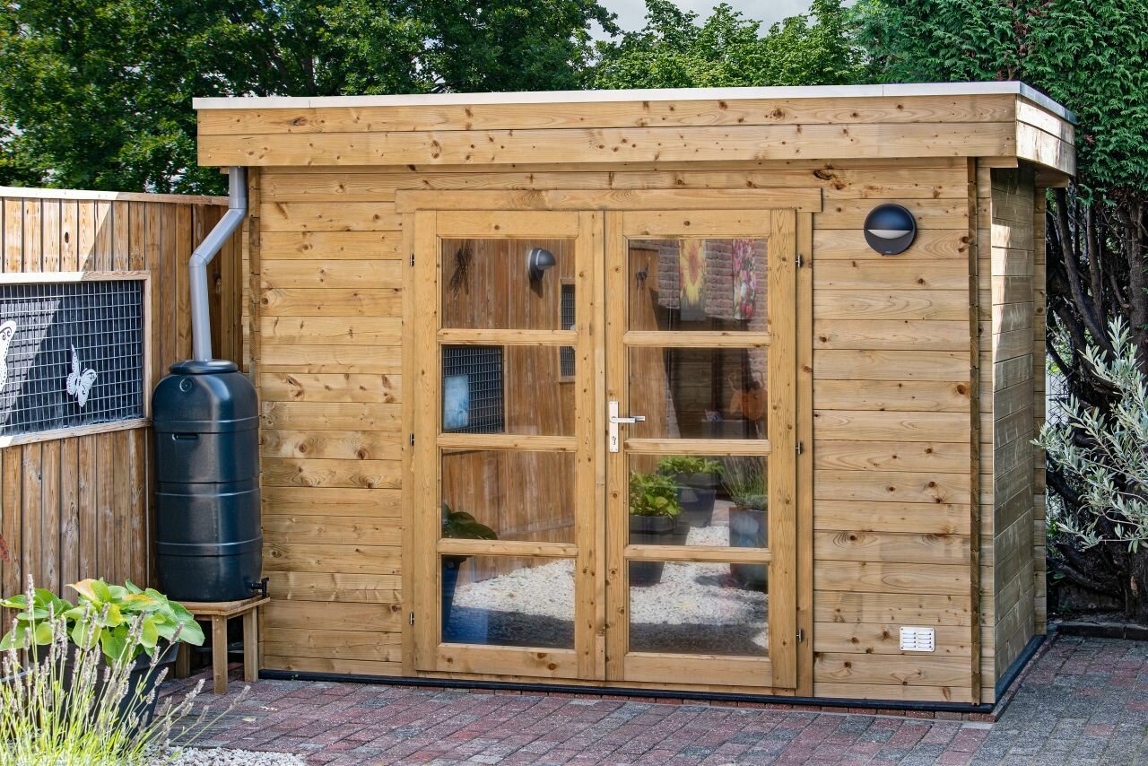 Blokhut Minimodern sfeerafbeelding