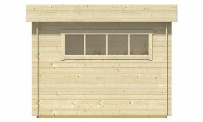 Blokhut Bodine rechterzijaanzicht