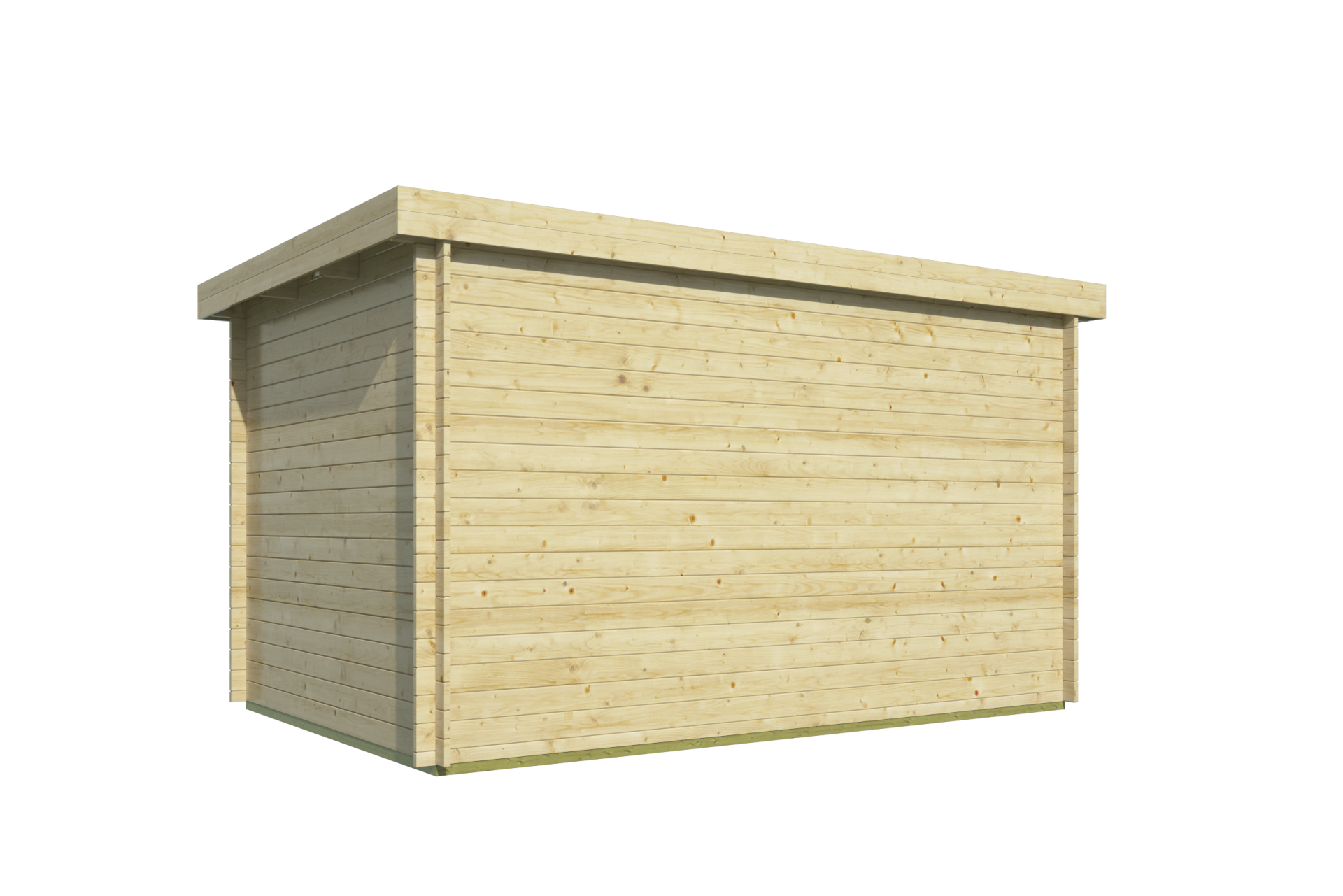 Blokhut Ulmod achteraanzicht