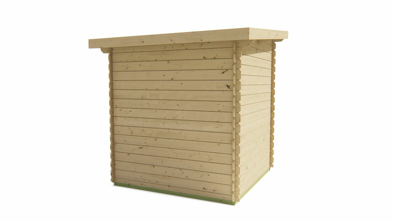 Blokhut Eigo achteraanzicht