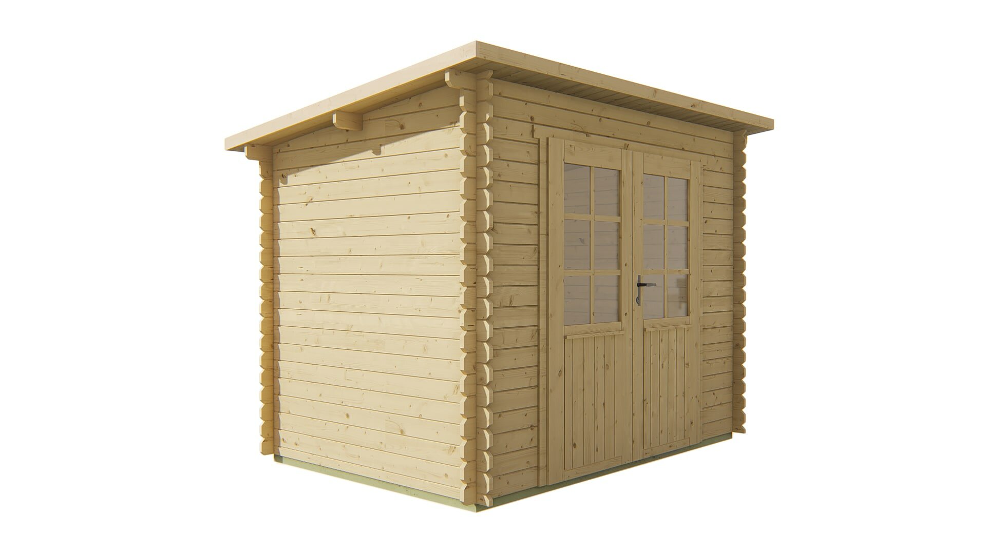 Blokhut Kris vooraanzicht