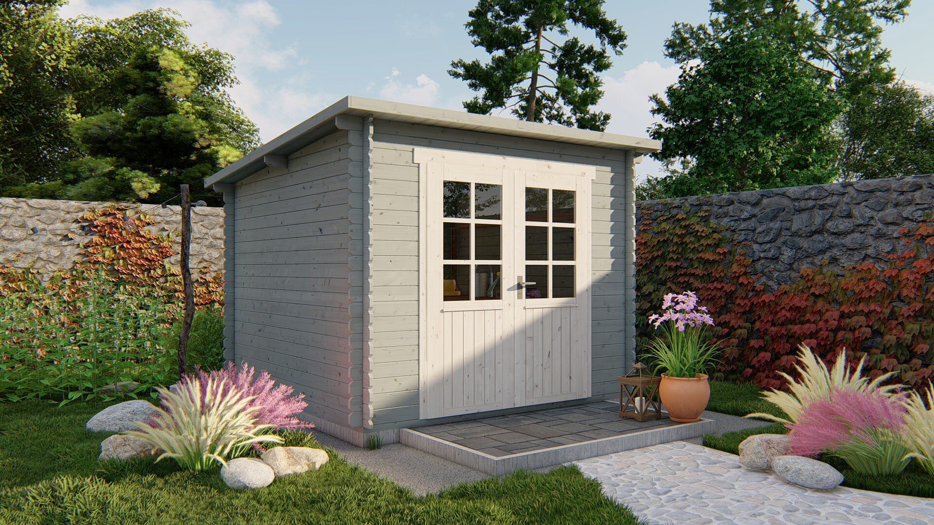 Blokhut J&ouml;rgen zilvergrijs