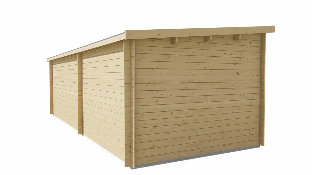 Blokhut Charlotta linkerachteraanzicht