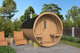 Thermowood saunafass &Oslash;205 x 400