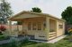 Blockhaus Nottingham mit Vordach 540 x 663 cm