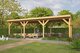 &Uuml;berdachung Zoutelande Red Class Wood 900 x 330 cm (Bausatz)
