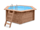 Luxe houten zwembad Mambo Beach 355 x 307 x 116 cm