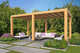 &Uuml;berdachung Renesse Red Class Wood 600 x 313 cm (Bausatz)