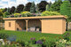 &Uuml;berdachung Oslo XL Typ 12 Douglas 1292 x 430 cm - Naturbelassene W&auml;nde inkl. EPDM