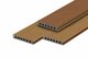 PuraTerra semi-massieve composiet vlonderplank teak bi-color 2,3 x 13,8 x 300 cm