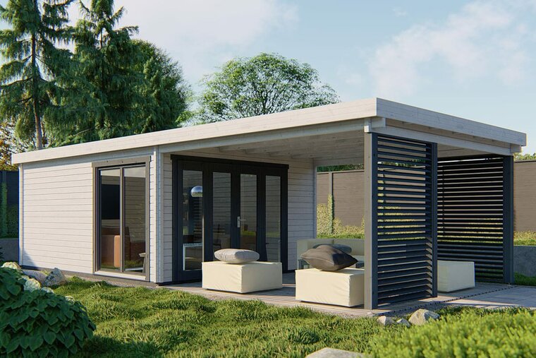 Blockhaus Casper 900 x 400 x 236 cm (58 mm)