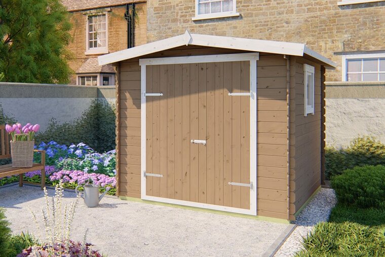 Blockhaus Valery 245 x 245 x 216 cm - Wandstarke 19 mm