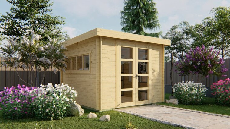 Blokhut Bodine blank