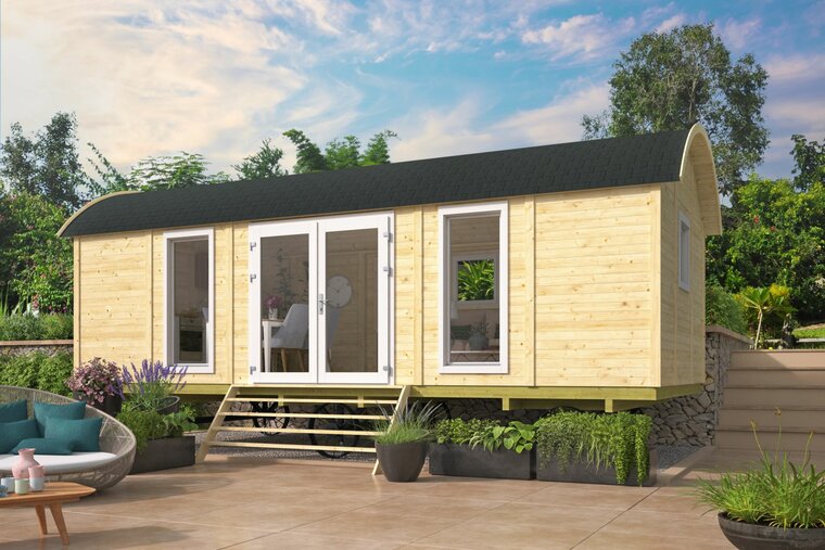 Zirkuswagen 720 x 328 x 354 cm - Pipowagen Dan