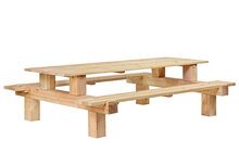 Picknicktisch L&auml;rche Boss 250 x 180 cm gehobelt (8 Personen)