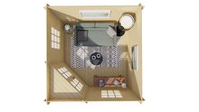 Blokhut Ingrid 300 x 300