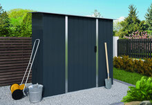Gartenschrank aus Metall Titan &ndash; 194 x 114 x 191 cm