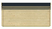 Blokhut Aiste 500 x 300 x 243 cm Wanddikte 40 mm