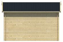 Blokhut Aksel 400 x 300 x 274 cm Wanddikte 28 mm - Luxe Tuinhuis