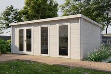 Blockhaus Annabel 500 x 400 x 223 cm - Wandstarke 40 mm