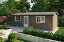 Blockhaus Ava 844 x 347 x 270 cm Wandst&auml;rke 70 mm
