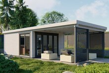 Blockhaus Casper 900 x 400 x 236 cm (58 mm)
