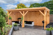 Selbstbau-Uberdachung Zoutelande Red Class Wood 600 x 330 cm