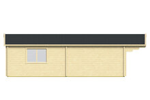 Blokhut Ballyragget 595 x 930 x 277 cm Wanddikte 70 mm