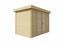 Gartenhaus Minimodern unbehandelt 300 x 200 x 230 cm - Wandst&auml;rke 28 mm