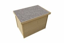 Gartenhaus Minimodern unbehandelt 300 x 200 x 230 cm - Wandst&auml;rke 28 mm