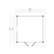 DIY Flachdach Satteldach Tubbergen schwarz