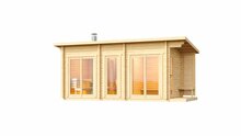 Sauna huis Tampere XL | 40 mm | onbehandeld