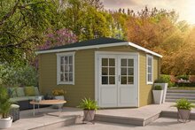 Gartenhaus Lotte 400 x 400 cm 5-Eck
