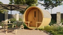 Barrelsauna Thermowood &Oslash;205 x 250 cm - Saunabarrel