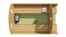 Barrelsauna Thermowood &Oslash;205 x 300 cm - Saunabarrel 