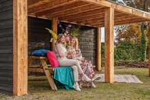 Überdachung Renesse Red Class Wood 400 x 313 cm (Bausatz)