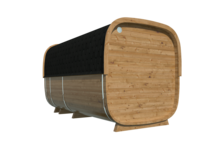 Sauna cube Rovaniemi &Oslash;219 x 390 cm - thermowood 42mm 