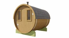 Barrelsauna Thermowood &Oslash;205 x 250 cm - Saunabarrel