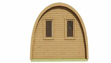 Sauna POD Tolva &Oslash;230 x 260 cm - thermowood 42mm 